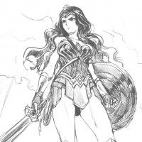 #WonderWoman #Dessin #Fanart nekomin7 #Comic