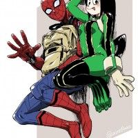 Spider-man #MyHeroAcademia #Dessin あ行 #TsuyuAsui #Comic #Manga #Anime