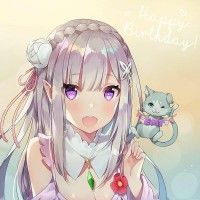 #ReZero kara Hajimeru Isekai Seikatsu #Anniversaire #Emilia #Dessin ayamy_garubinu #Animation #Anime #Manga