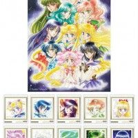des timbres #SailorMoon au #Japon #Manga #Anime #NaokoTakeuchi