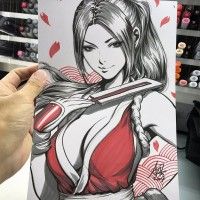 #maishiranui #Dessin #Fanart #Artgerm #FeutreàAlcool #Copic