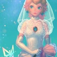 #PrincessePeach #Mariée #Mariage #Dessin #Fanart bellhenge #JeuVidéo