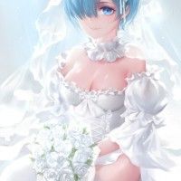 #ReZero kara hajimeru isekai seikatsu rem #Mariée #Mariage #Dessin 脐带老妖 #Manga #Anime #Animation