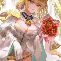 #FateGrandOrder #SaberBride #Mariée #Mariage #Dessin 脐带老妖 #JeuVidéo