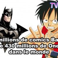 Il parait que c'est une histoire de mois avant le manga #OnePiece détrône le comic le plus populaire #Batman