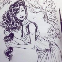 #Megara #Hercule #Dessin lukas werneck #Mythologie #Anime #Animation