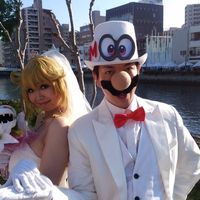 #SuperMarioOdyssey #NintendoSwitch #Cosplay #Mariage #Mariée #PrincessePeach #Geek #JeuVidéo