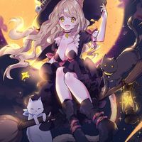 #Halloween #Sorcière #Dessin yuzhi #Manga