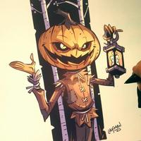 #Halloween #JackOLanterne #Citrouille #Dessin #DerekLaufman