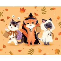 #Halloween #Chats #Kawaii #Dessin Olivia Chin Mueller #Animaux