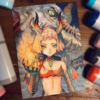 #Dessin YukieTAJIMA #FeutreàAlcool #CopicSketch #Manga