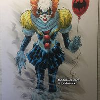 Le #clown #Ça #Pennywise #Grippe-Sou #Dessin toddnauck #Comic