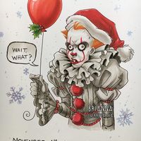 #Ça le film clown #Pennywise #GrippeSou #Dessin Brianna Garcia