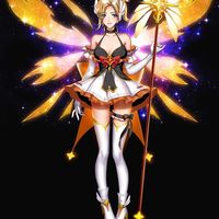 #Overwatch #Mercy en #MagicalGirl #Dessin #Fanart #Liangxing #JeuVideo