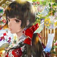 #Fille #Kimono #Furin carillon japonais #Dessin tcb0 #Manga