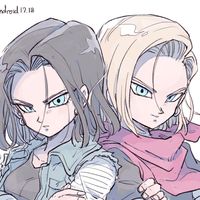 Swap #DragonBall androide #Cyborg C17 #C18 #Dessin tkgsize #Manga