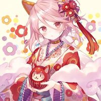 #Fille #Kimono #Kawaii #Daruma #Chat #Dessin nimono_ #Manga