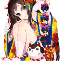 #Fille #Kimono inu #NouvelAn dessin #MikaPikazo #Manga