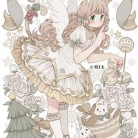 #Ange #Fille #Noël #Kawaii #Dessin mialoveless1 #Manga