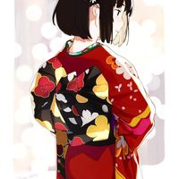 #Fille #Kimono #Fête #NouvelAn #Dessin ura_okitu #Manga