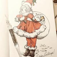 #KamomeShirahama #Mangaka #LAtelierDesSorciers #TongariBoushiNoAtelier #AtelierOfWitchHat #Noël #Fête #Dessin