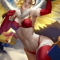 #Overwatch #Mercy #Noël #Dessin ZumiDraws #JeuVideo