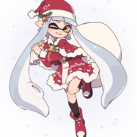 #Splatoon #Noël #Dessin kaiwaresan44 #Nintendo #JeuxVideo