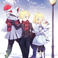 #Pokemon #Noël #Dessin picca_k #JeuVidéo #Nintendo #Manga #Animation #Anime #Fête