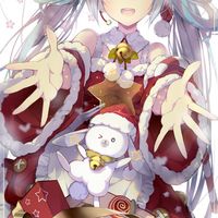 #HatsuneMiku #Noël #Dessin LF #Vocaloid #Fête #Manga