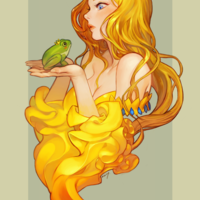 #LaPrincesseEtLaGrenouille #Conte #Fantasy #Dessin Morry Evans