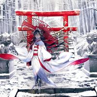 #neige #tori #prêtresse #shinto #japon #kimono #Dessin Tamaki Mitsune #Manga