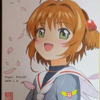 #CardCaptorSakura #Dessin sur #Shikishi Hiyori Mizuki #DessinSurShikishi #Anime #Manga #Animation