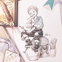 #Dessin #LAtelierDesSorciers #Mangaka #KamomeShirahama