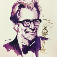 #GaryOldman #Oscar du meilleur acteur #LesHeuresSombres #Dessin gampy #Cinéma