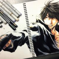 #Saiyuki #Dessin #KazuyaMinekura #Copic #Feutre #Mangaka