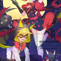 #Miraculous les aventures de #LadyBug et #Chat Noir #Halloween #Dessin #Fanart ahdqkd1128 #Anime #Animation #Manga