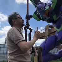 #HideakiAnno le réalisateur de #Evangelion à Shangai