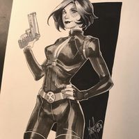 #Domino #Deadpool #Dessin Mirka Andolfo #Comic #Marvel