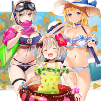 #FateGrandOrder #Fille #Plage #Vacance #été #MaillotDeBain #Dessin ebitenm #Manga #JeuVidéo