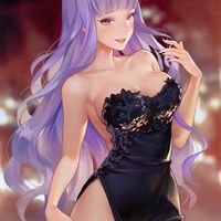 #Fille robe de soirée #Dessin chatalaw #Manga