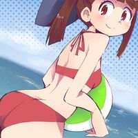 #LittleWitchAcademia #MaillotDeBain #été #Vacance #Plage #Dessin hysd1998 #Sorcière #Manga #Anime #Animation