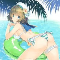 #Fille #MaillotDeBain #été #Vacance #Plage #Dessin mitsumi_m #Manga