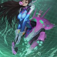 #DVa #Overwatch #Dessin Hua YeCai #JeuVideo