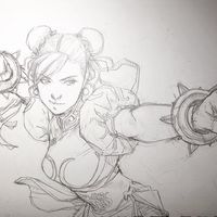 #Dessin #Chunli par #TakeshiMiyazawa au #Crayon #JeuVideo #StreetFighter