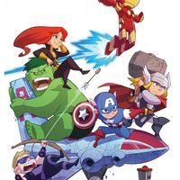 #Dessin #Avengers #CaptainAmerica #Ironman #Hulk #Thor #BlackWidow #Hawkeye - Artist : グリヒル - Twitter : @Gurihiru #Comic #Marvel #Co... [lire la suite]