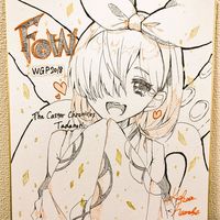 #Dessin sur #Shikishi #ForceOfWill - Artist : Kokoa Nanase 七瀬ここあ - Twitter : @nanasekokoa #DessinSurShikishi