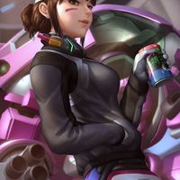 #Dessin #Overwatch #Dva - Artist : Ejikure - Twitter : @ejikure #JeuVideo