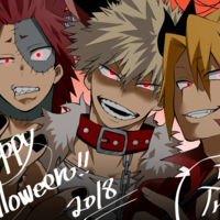 #Dessin #MyHeroAcademia #Halloween - Artiste : おぞね - Twitter : @ozox_D3Q #Manga