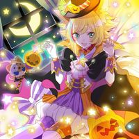 #Dessin #Fille #Manga #Halloween #Lune #Citrouille - Artiste : こはる - Twitter : @coharu #Fête