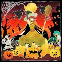 #Dessin #Fille #Sorcière #Halloween #Citrouille - Artiste : Tori-Toki - Twitter : @trig_toki #Fête #Manga